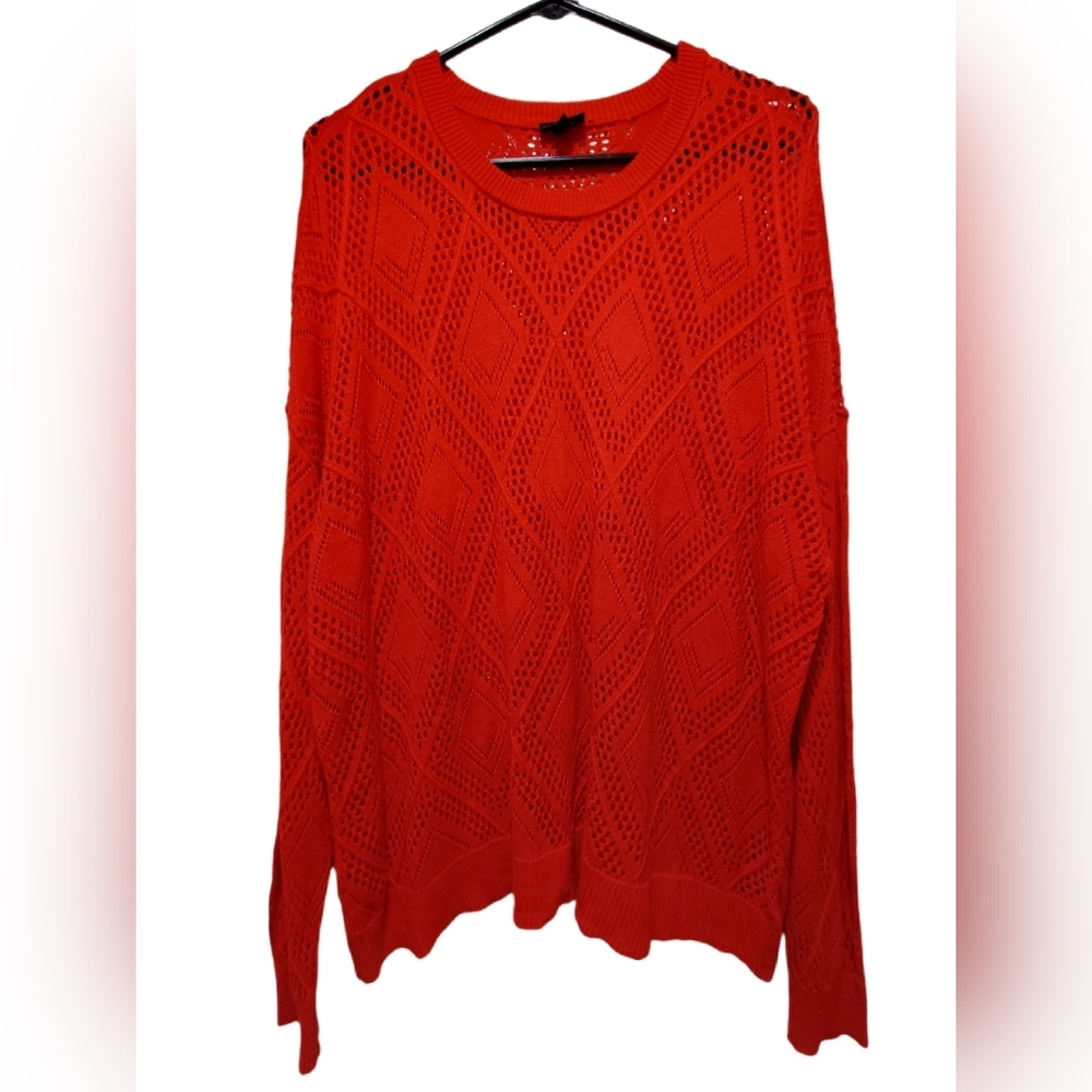 Torrid Bold Red Crew Neck Sweater